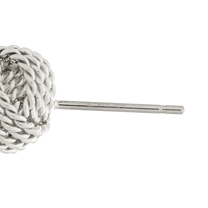 Tiffany Sterling Silver Twist Knot Earrings 4 of 4