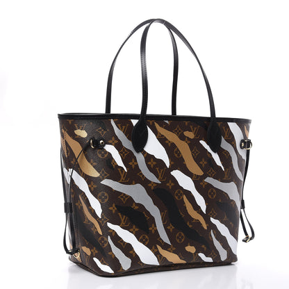 Louis Vuitton X LOL Monogram Neverfull MM Gold Silver 3 of 10