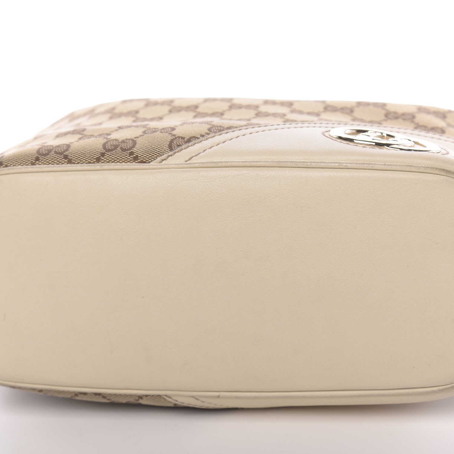 Gucci Monogram Medium New Britt Hobo Off White 11 of 18