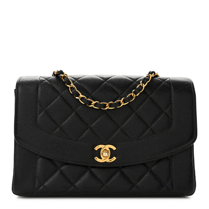 Chanel Caviar Quilted Medium Single Flap Black 1 of 10