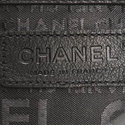 Chanel Satin Crystal Camellia Evening Bag Black 6 of 9