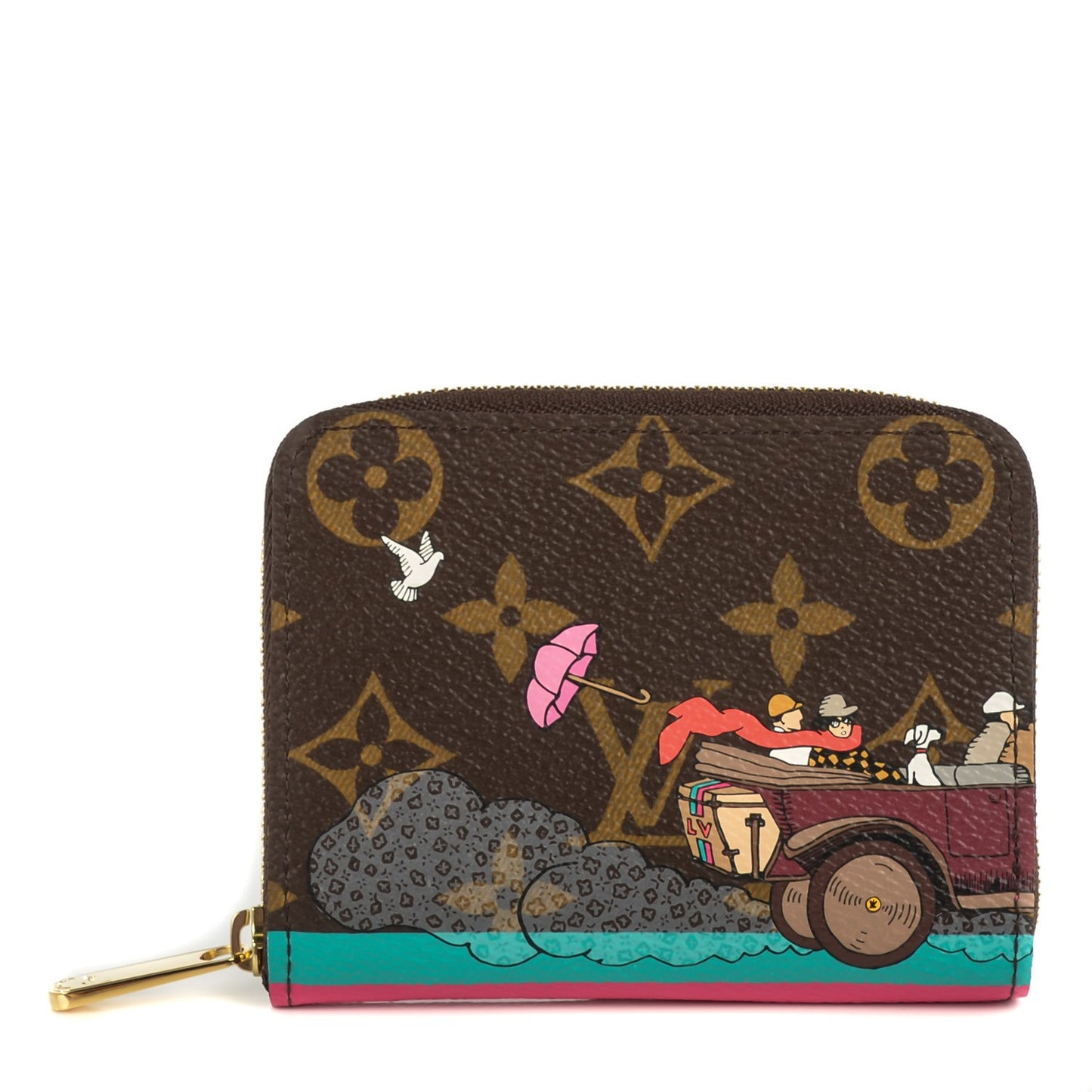 Monogram 2015 Christmas Animation Zippy Coin Purse