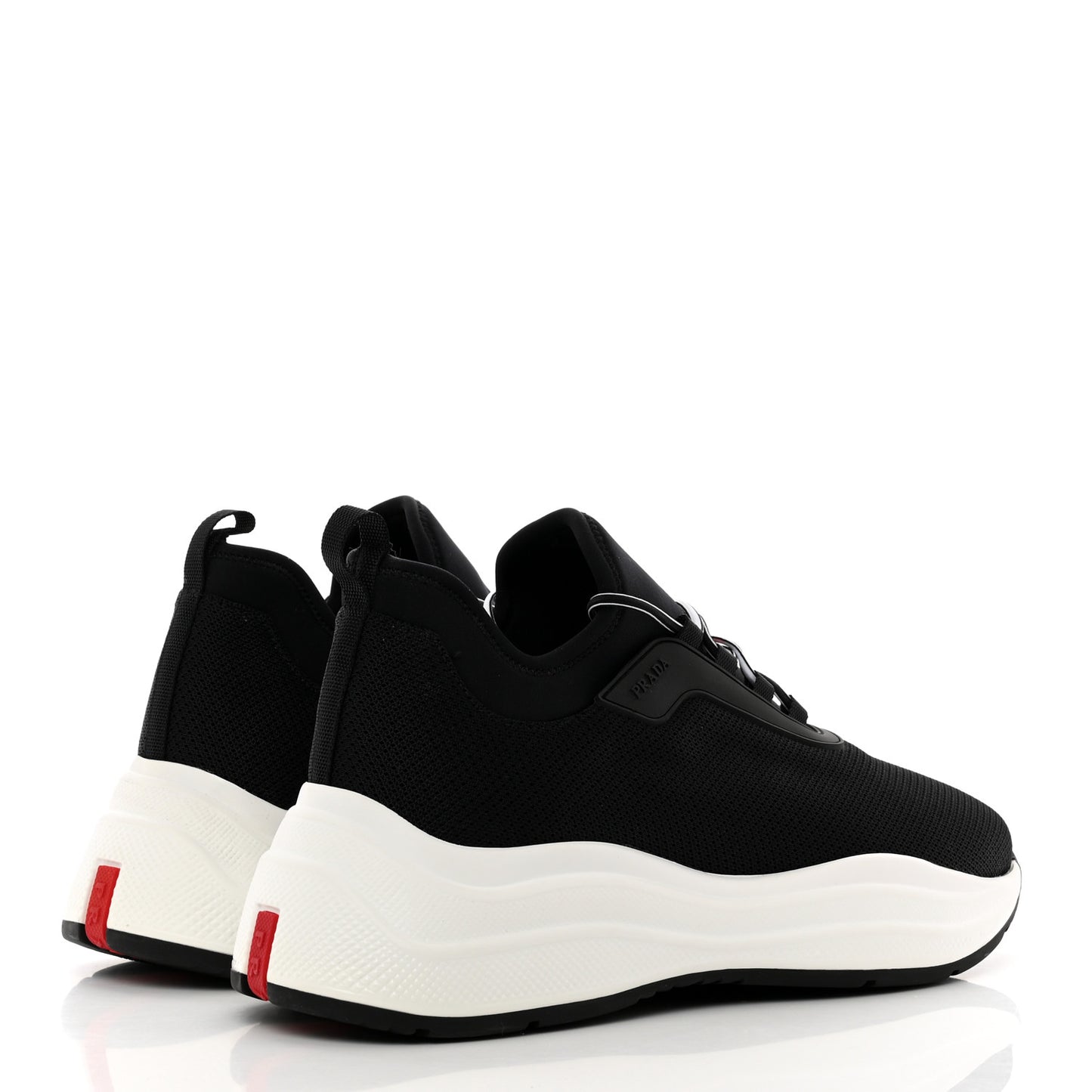 Mesh Neoprene America's Cup 45mm Sneakers 40.5 Black White