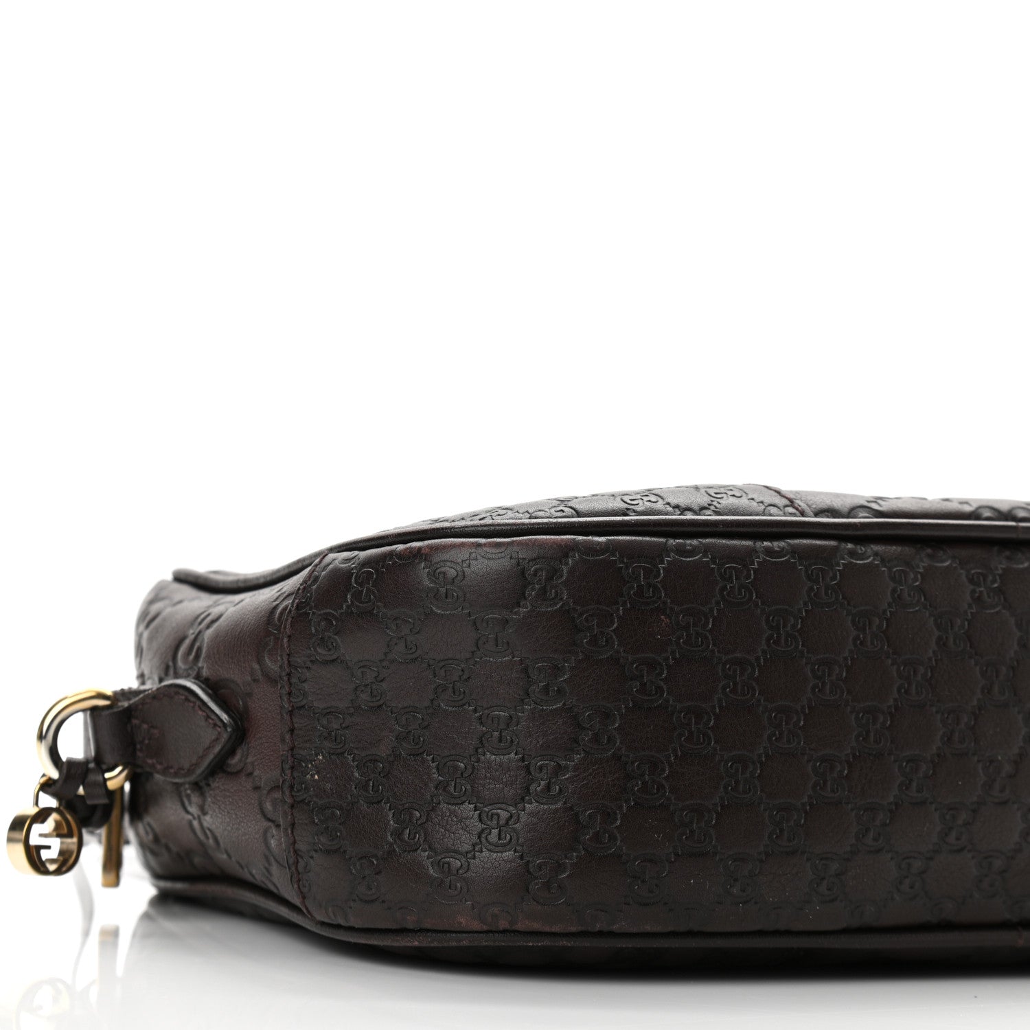 Gucci Guccissima Mini Bree Messenger Bag Chocolate 8 of 9