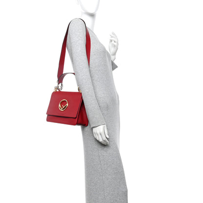 Fendi Vitello Century Opaco F is Fendi Kan I Shoulder Fragola 2 of 10