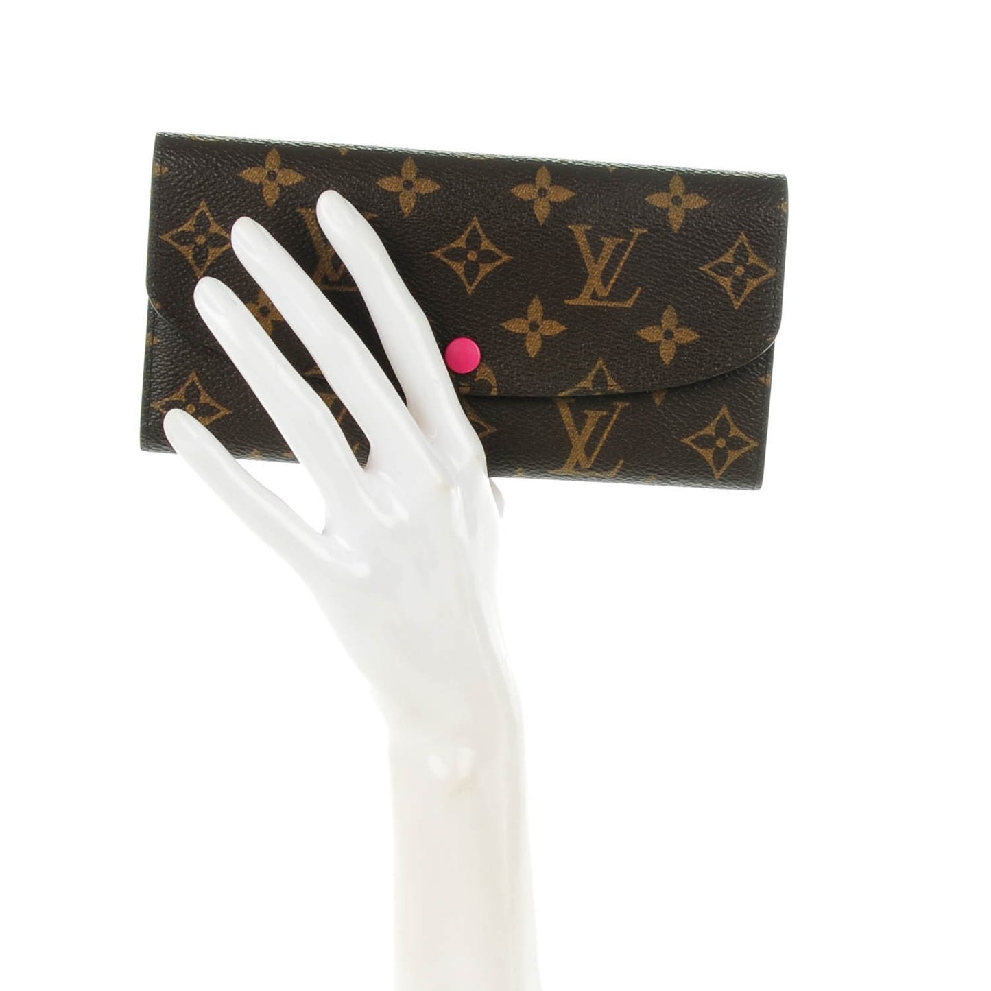Monogram Emilie Wallet Hot Pink