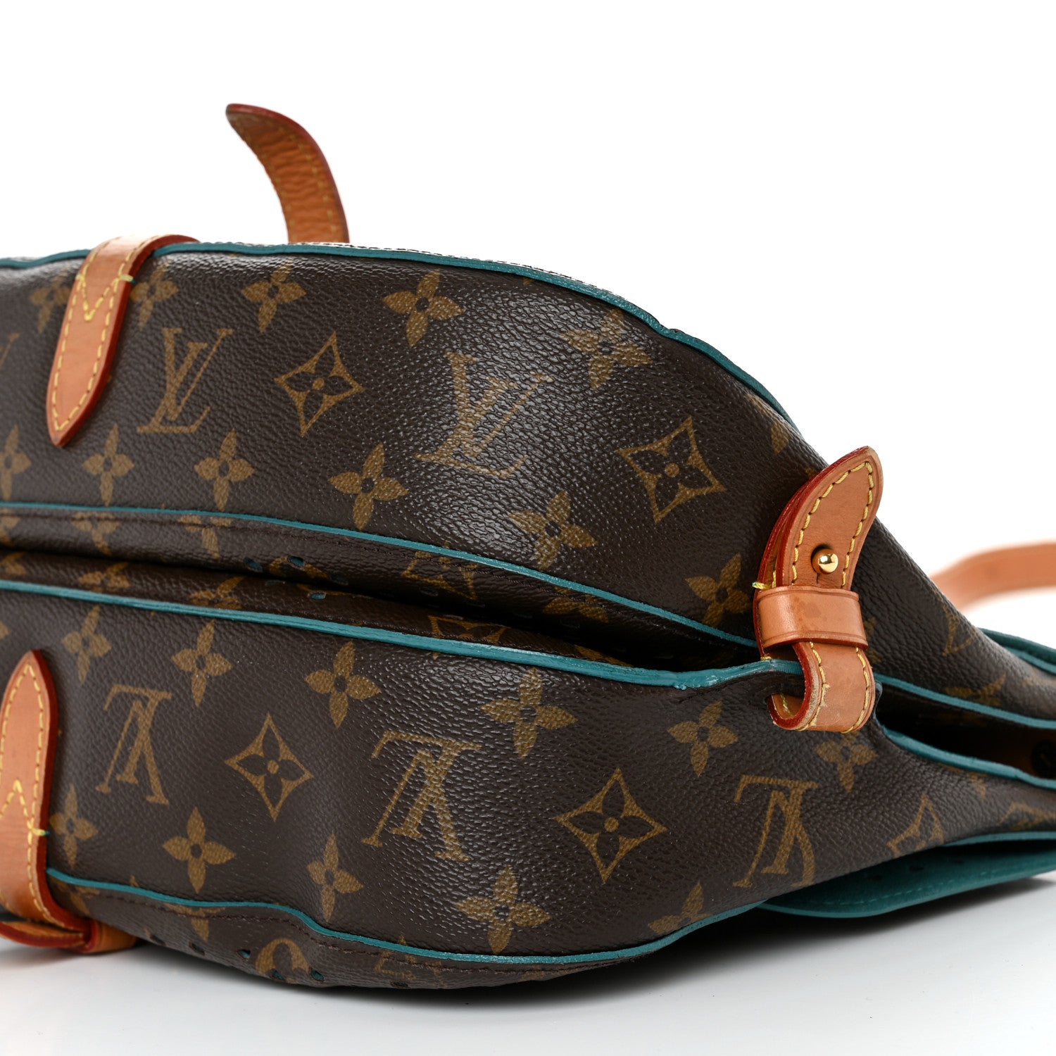 Louis Vuitton Monogram SC Flore Saumur Teal 12 of 17