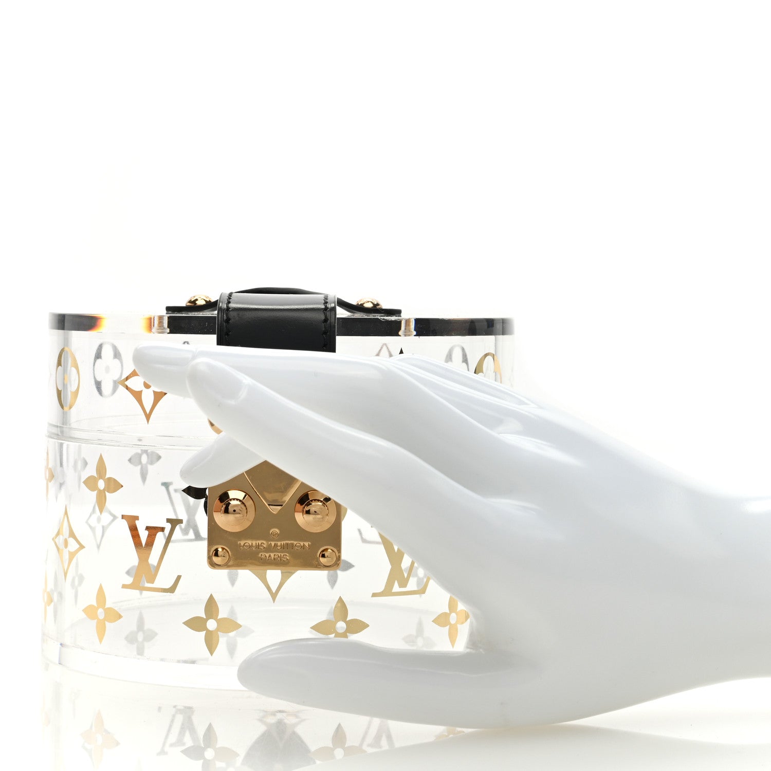 Louis Vuitton Transparent Plexiglass Box Scott Black 2 of 7