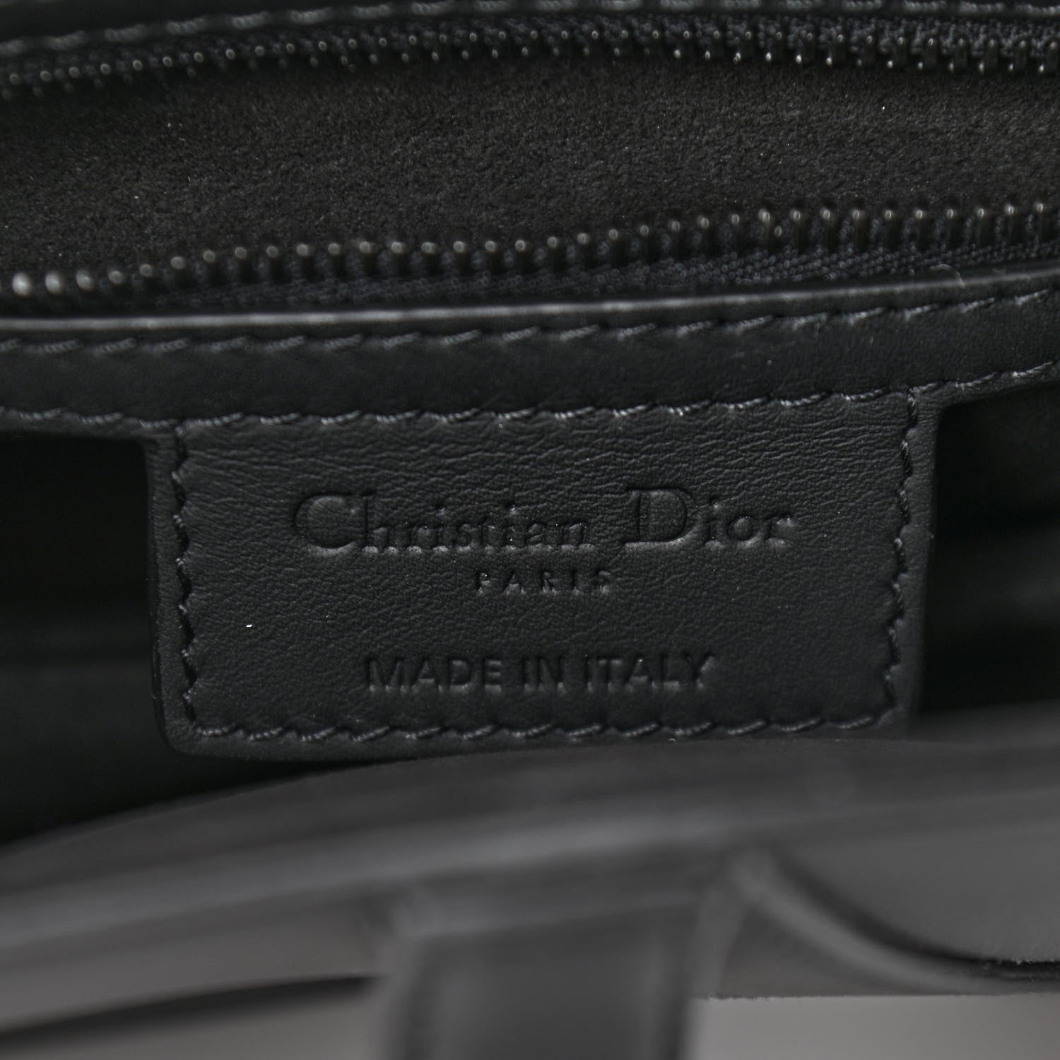 Christian Dior Ultra Matte Calfskin Saddle Bag Black 6 of 11