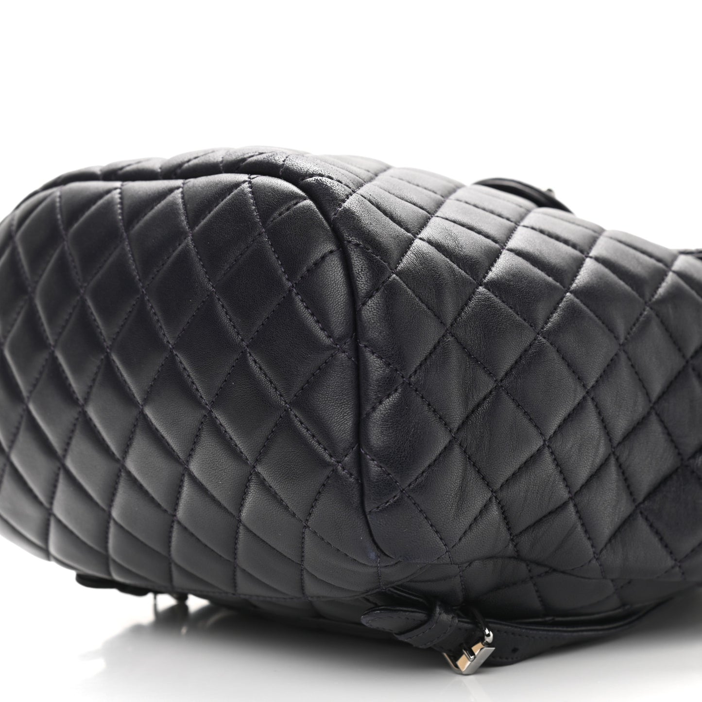 Lambskin Quilted Small Urban Spirit Backpack Navy