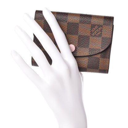 Louis Vuitton Damier Ebene Rosalie Coin Purse Rose Ballerine 2 of 7