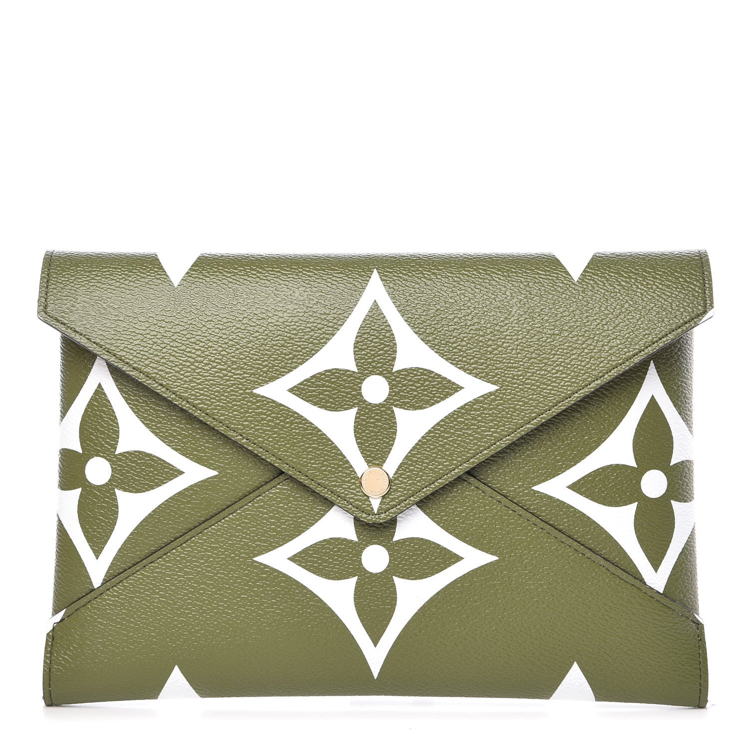 Louis Vuitton Monogram Giant Large Kirigami Pochette Kaki 1 of 9