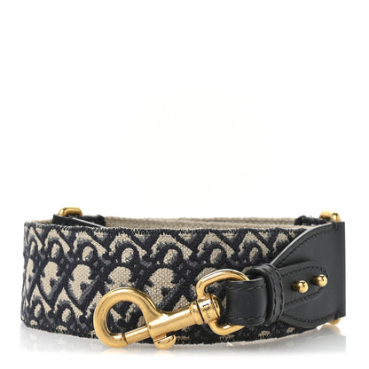 Christian Dior Oblique Shoulder Strap Blue 1 of 5