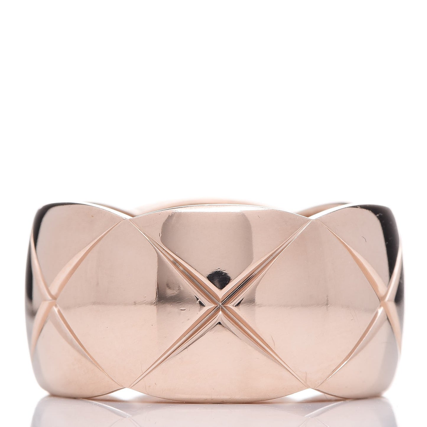 18K Beige Gold Large Coco Crush Ring 53 6.25