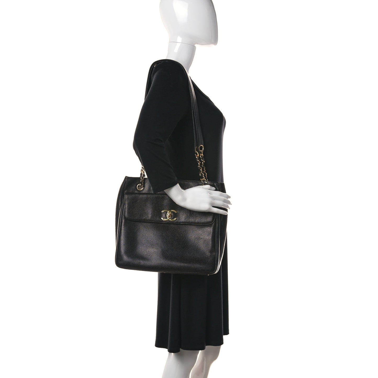 Caviar CC Shopper Tote Black