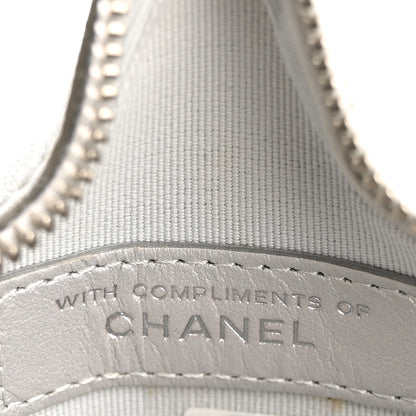 Chanel Metallic Lambskin Walk Of Fame Star Clip On Coin Purse Silver 6 of 7