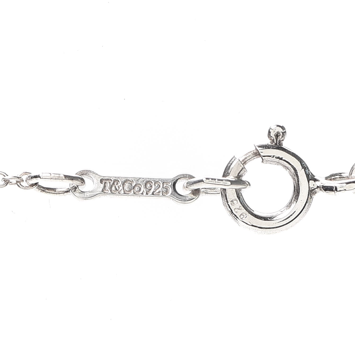 Tiffany Sterling Silver Paloma Picasso Double Loving Heart Pendant Necklace 4 of 5