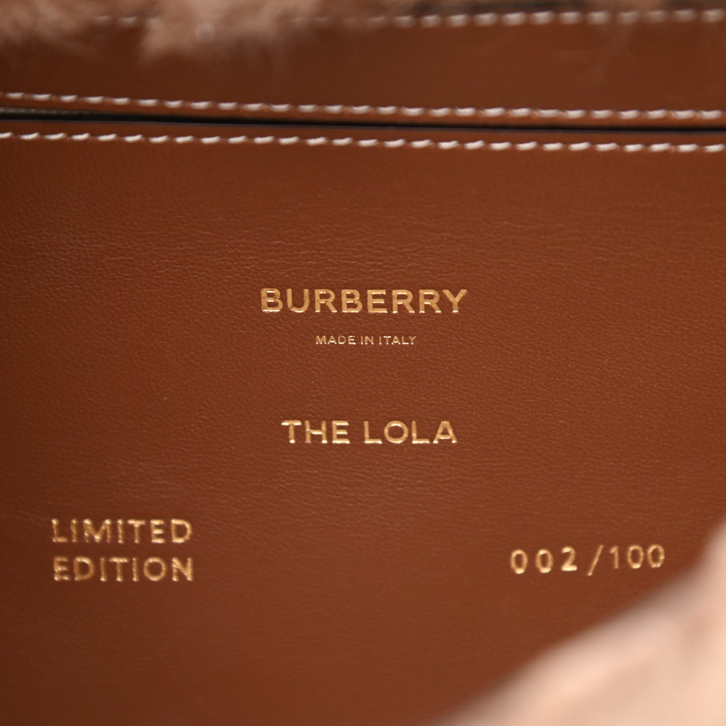 Mohair TB Lola Bag Camel