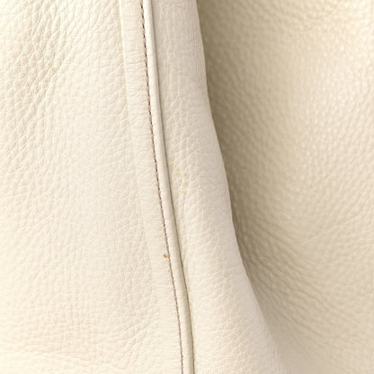 Gucci Pebbled Calfskin Medium Soho Shoulder Bag Off White 11 of 12