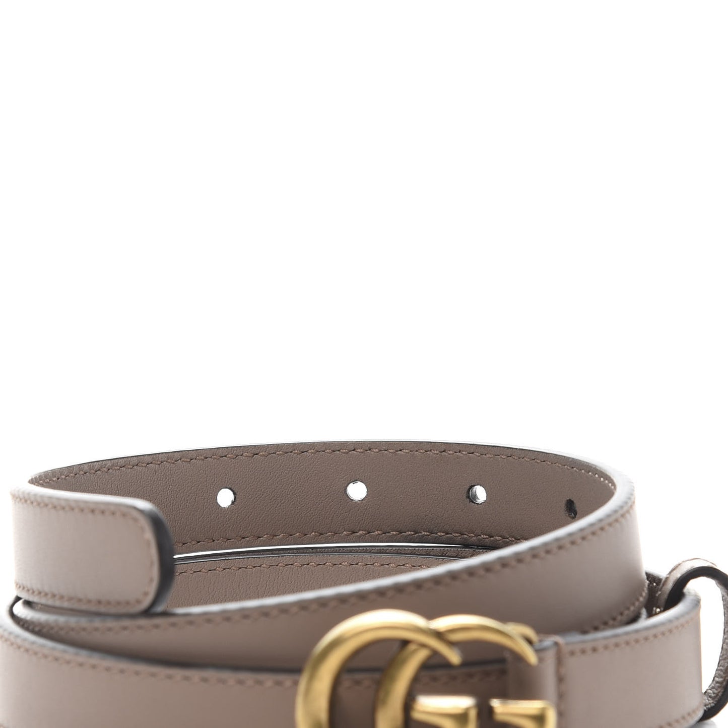 Calfskin Double G 20mm Belt 85 34 Porcelain Rose