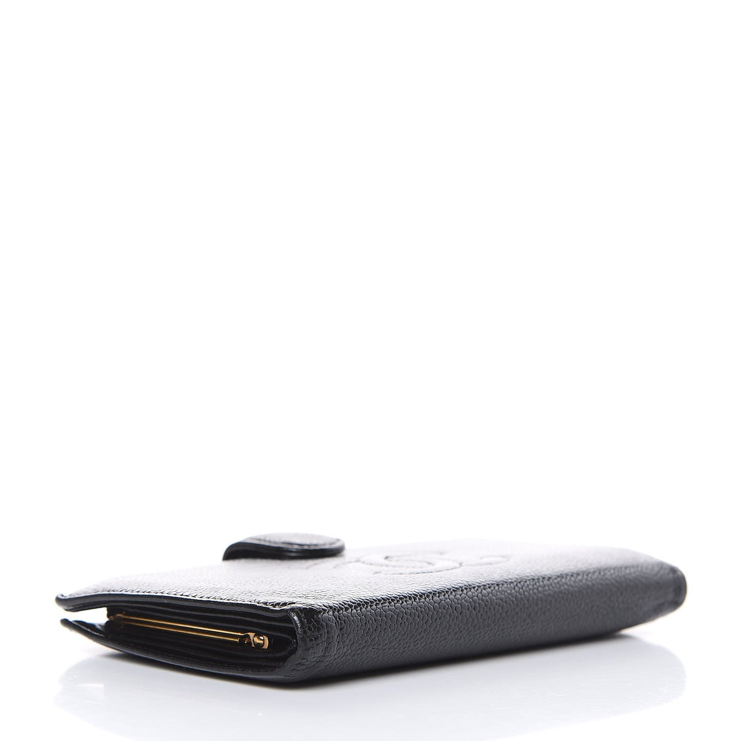 Caviar Timeless CC French Wallet Black