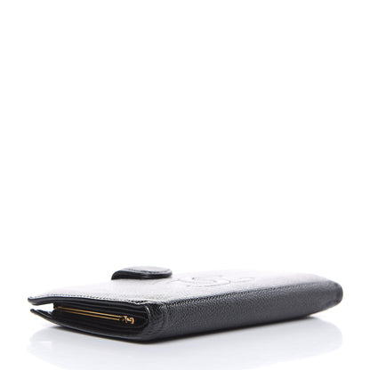 Chanel Caviar Timeless CC French Wallet Black 4 of 12