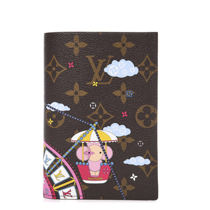 Louis Vuitton Monogram 2020 Christmas Animation Big Wheel Passport Cover Rose Ballerine 1 of 6