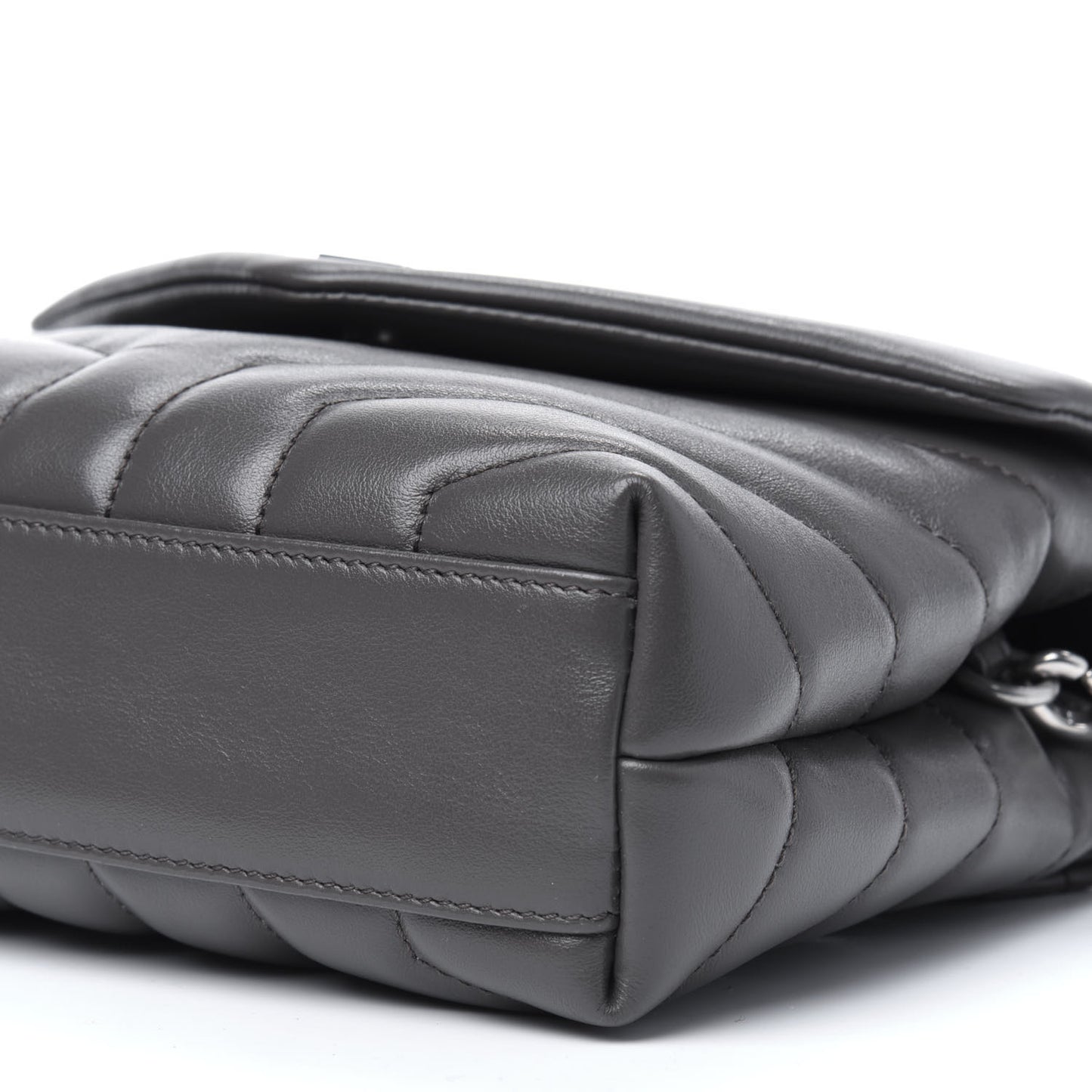 Calfskin Y Quilted Monogram Toy Loulou Crossbody Bag Storm