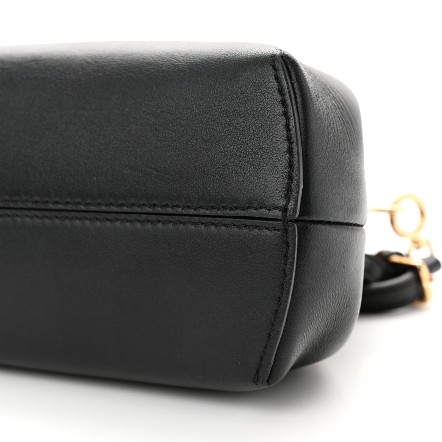 Shiny Nappa Small Fendi First Black