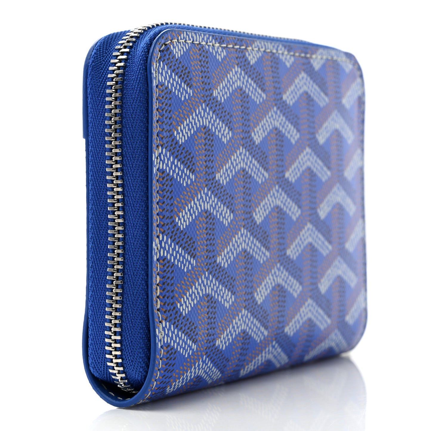 Goyardine Matignon PM Wallet Blue