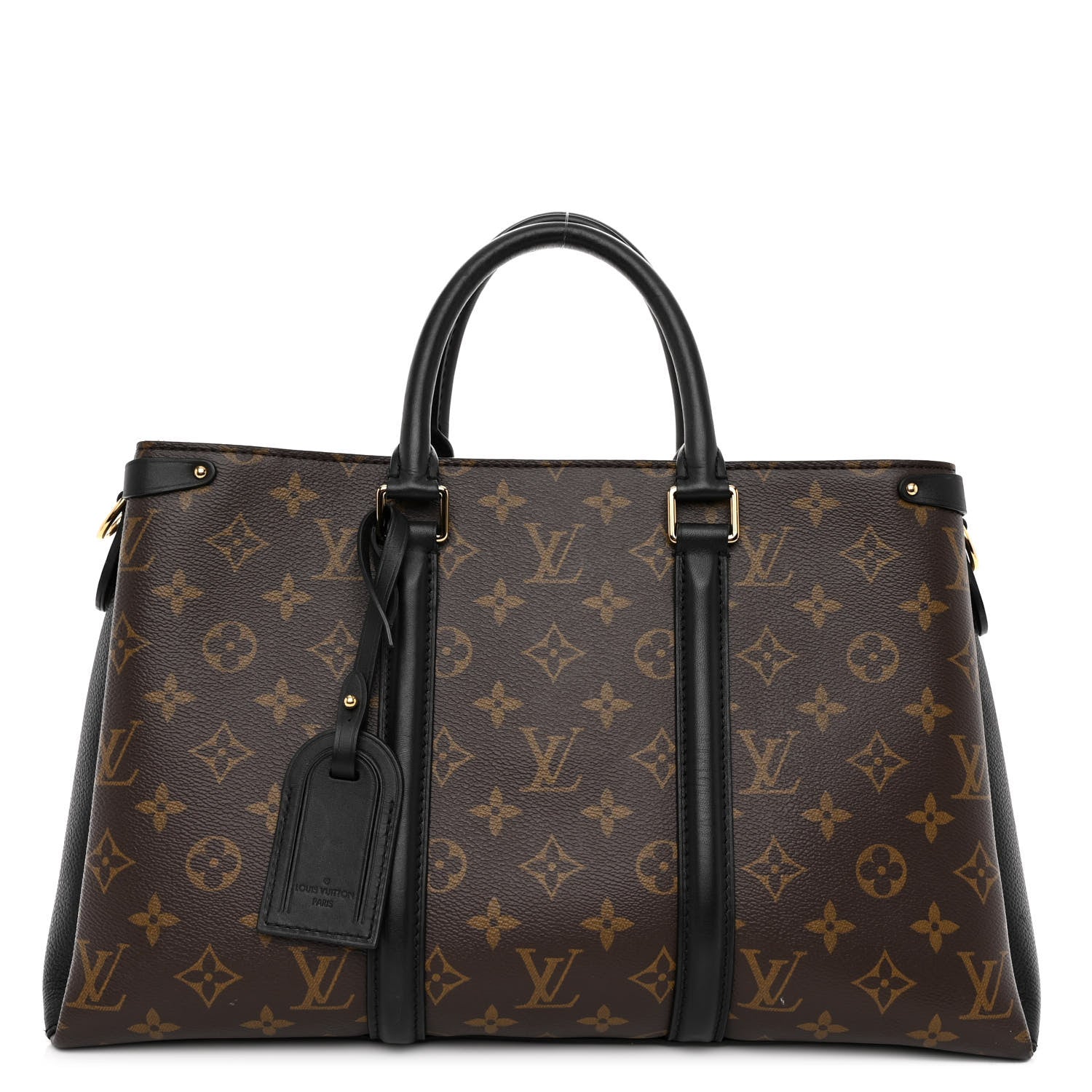 Louis Vuitton Monogram Soufflot MM Black 1 of 11