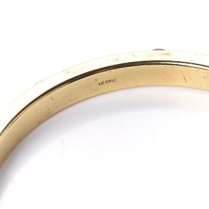 Louis Vuitton Lacquer Gimme a Clue Bracelet Rouge Fauviste 4 of 5