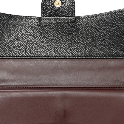 Chanel Caviar Quilted Large Flap Wallet Black 10 of 18