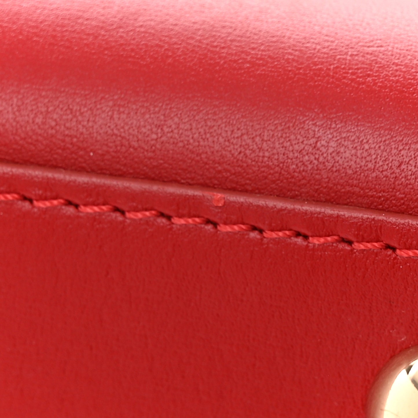 Box Calfskin MM Brillant Satchel Red
