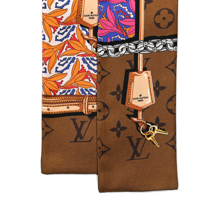 Louis Vuitton Silk Monogram Confidential Garden Bandeau Brown 2 of 3