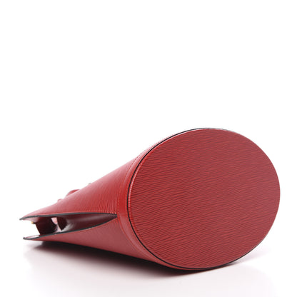 Louis Vuitton Epi Cluny Castillan Red 4 of 15