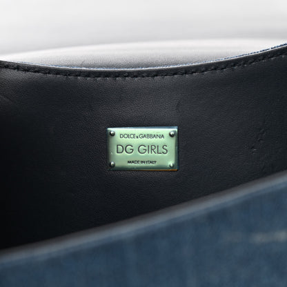 Dolce & Gabbana Denim Mini DG Girls Shoulder Bag Blue 7 of 9