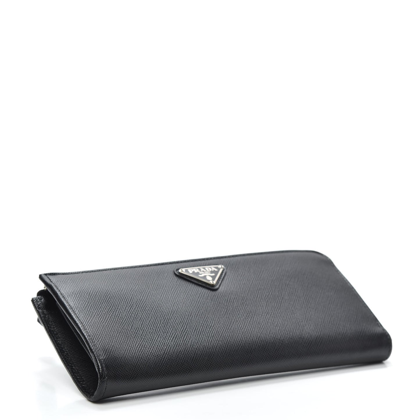 Saffiano Zip Around Wallet Black