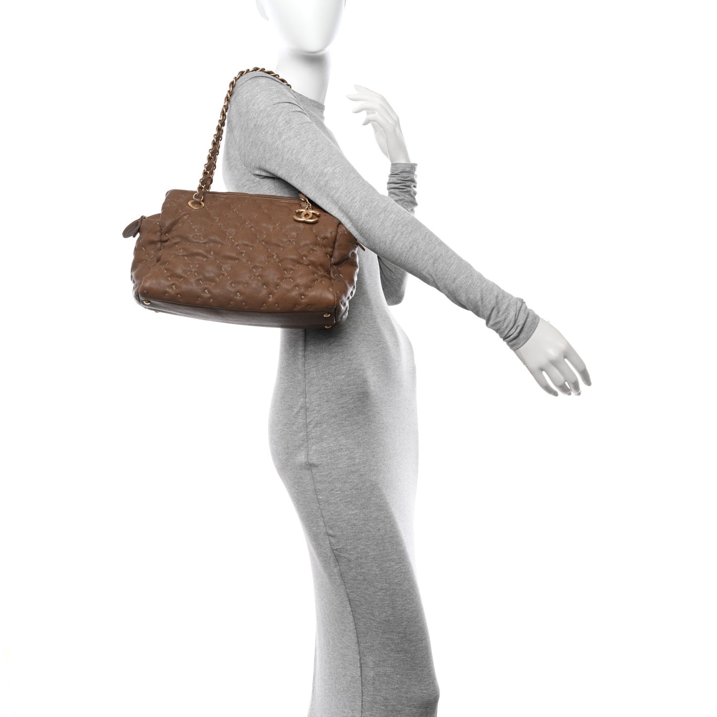 Caviar Wild Stitch Tote Brown