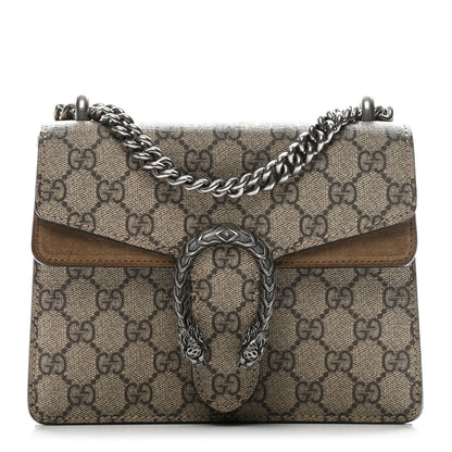Gucci GG Supreme Monogram Mini Dionysus Shoulder Bag Taupe 1 of 11