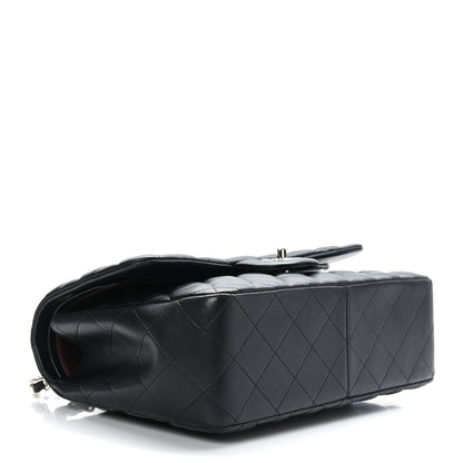 Chanel Lambskin Quilted Jumbo Double Flap Black 4 of 9