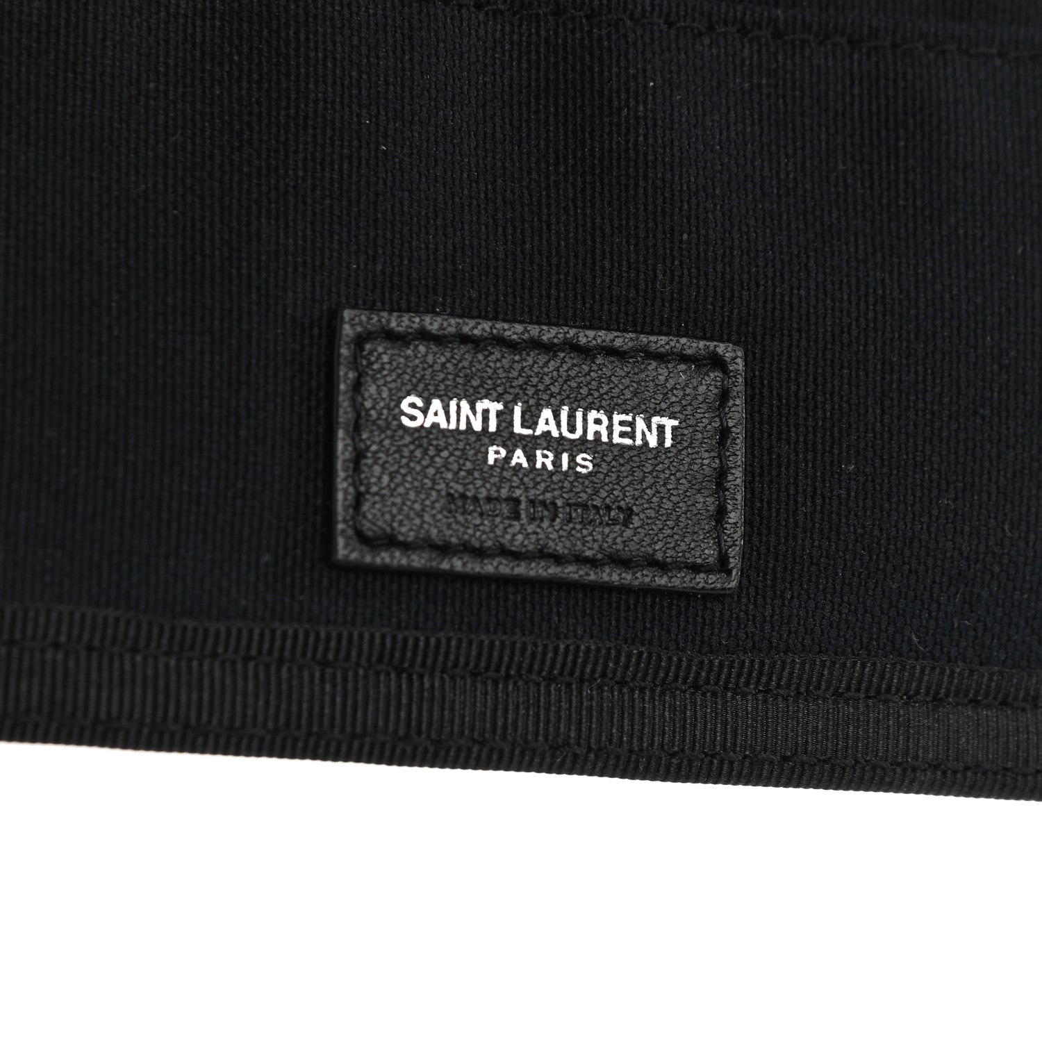 Saint Laurent Nylon Camouflage Buffalo Compact Wallet Kaki Black 7 of 7