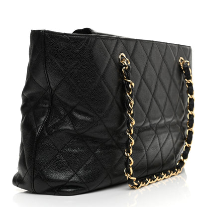 Chanel Caviar Quilted Shopping Tote Black 2 of 12