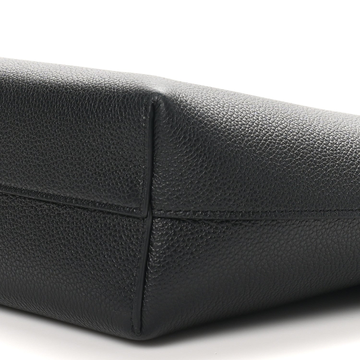 Celine Grained Calfskin Triomphe Mini Cabas Anais Black 9 of 9