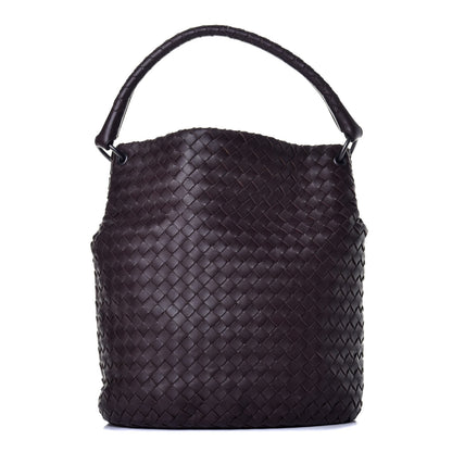 Bottega Veneta Nappa Intrecciato Bucket Bag Ebano 1 of 8