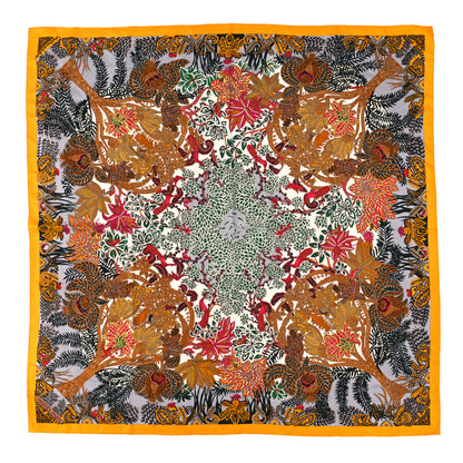 Hermes Silk Maitres de la Foret Scarf 140 1 of 3