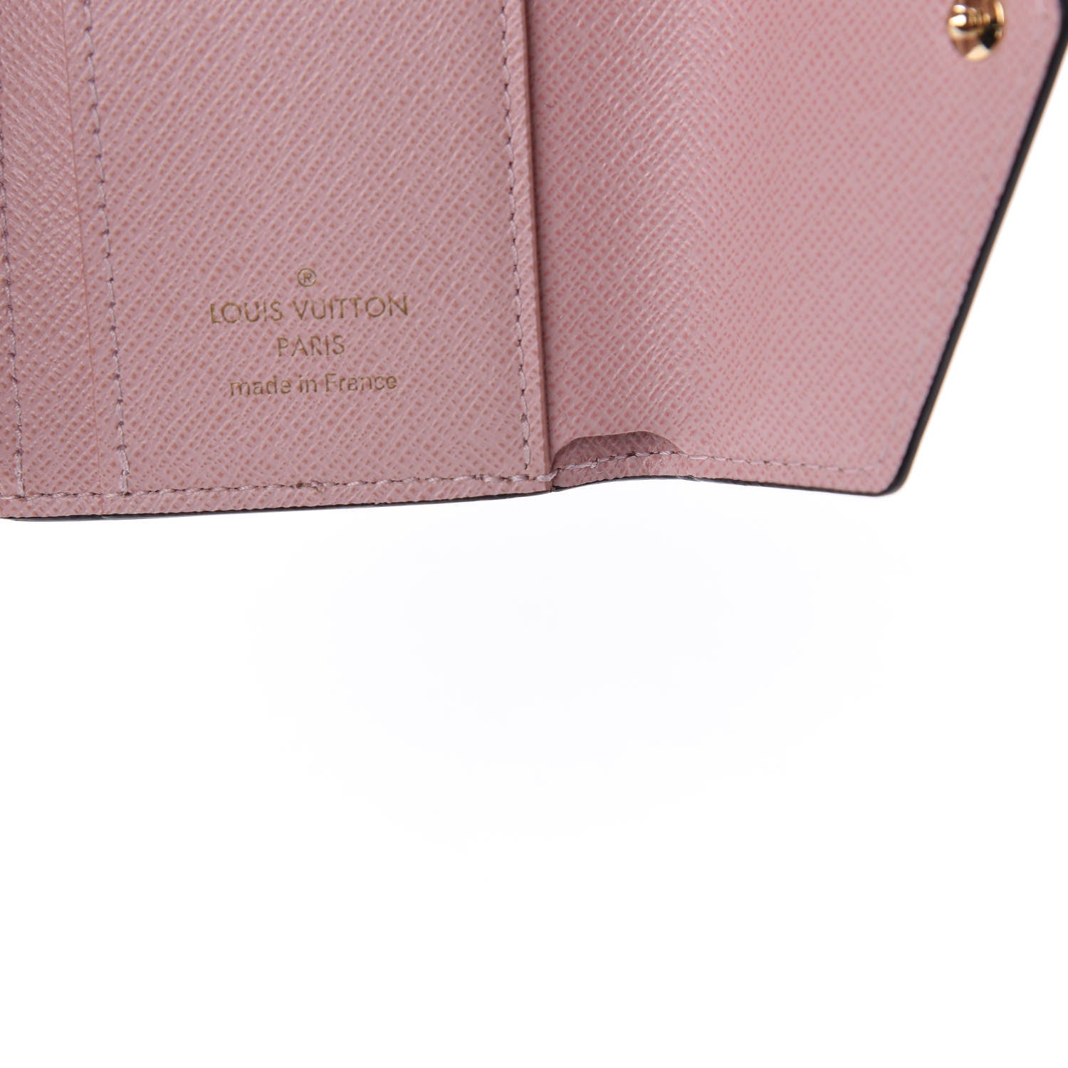 Louis Vuitton Monogram Zoe Wallet Rose Ballerine 7 of 11