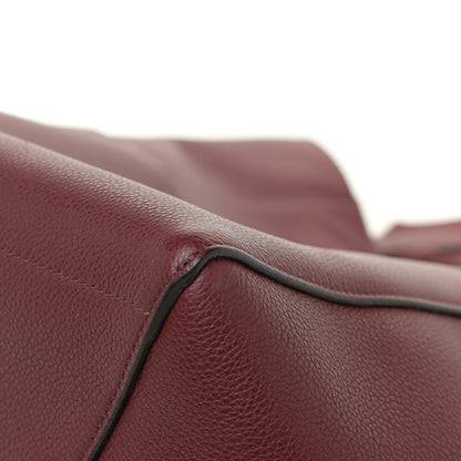 Celine Soft Grained Calfskin Sangle Bucket Bag Burgundy 13 of 13