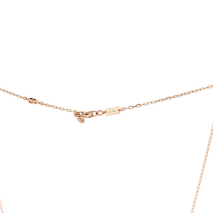 Gucci 18K Rose Gold Running G Pendant Necklace 4 of 5