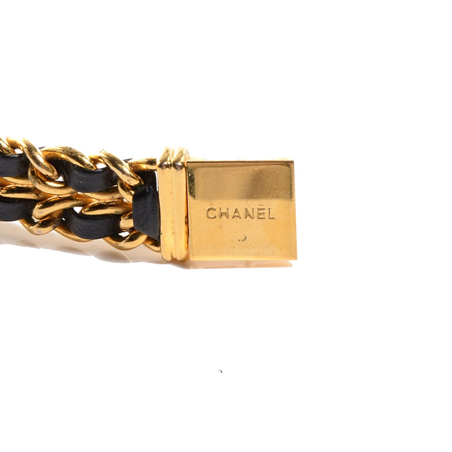 Stainless Steel Lambskin 20mm Chain Premiere Quartz Watch Gold M